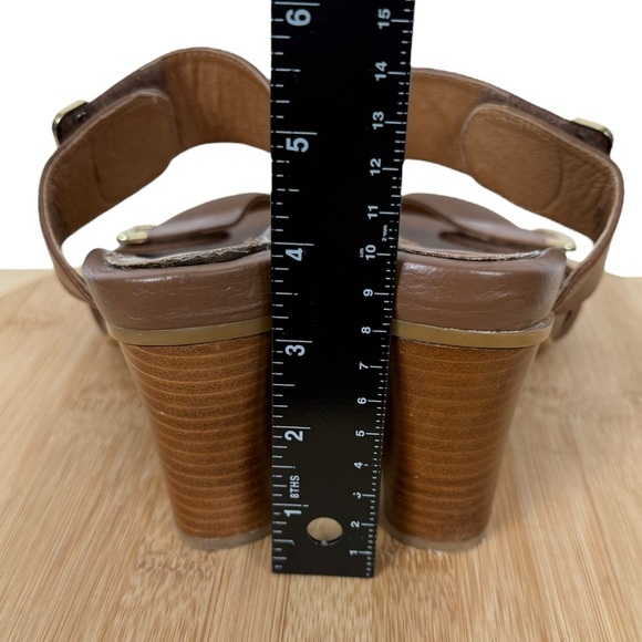 Söfft Brown Leather Block Heel Sandals – Size 9M - Picture 9 of 13